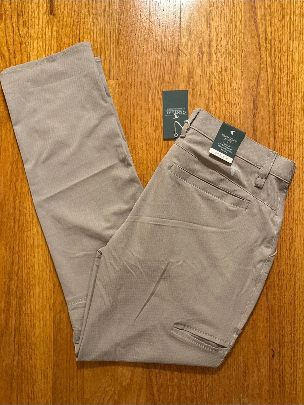 32x30 Genteal Trailhead Pant in Khaki